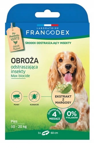 

Francodex Oroża Na Pchły i Kleszcze 60cm 10-20kg