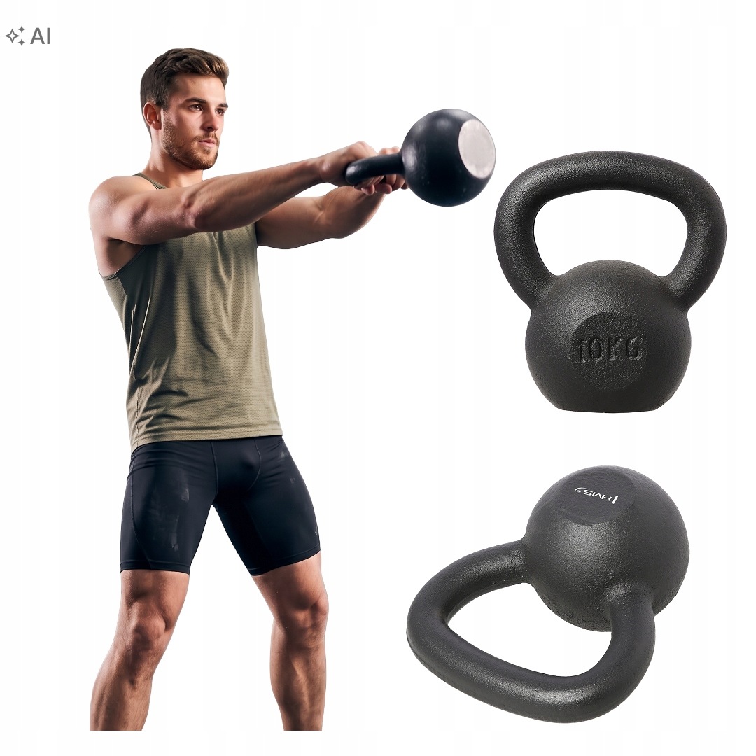 Kettlebell 10KG Litina Činka Ketl Váha Závaží Litinová koule na cvičení