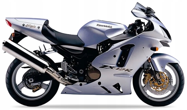 Samolepky Juula Pro Kawasaki Zx 12R 2002-2003 Stříbrné 473