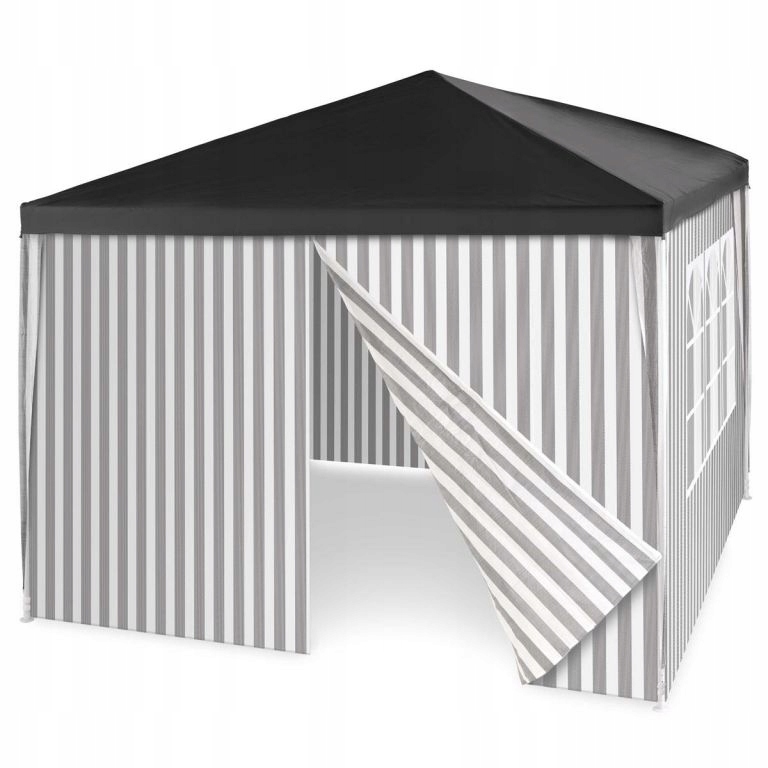 Zahradní stan 4 bočnice 3 x 3 m, antracit