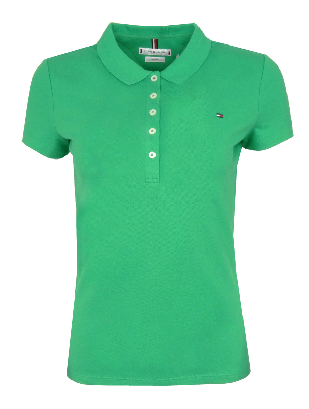 Tommy Hilfiger dámské polo, zelené, Slim, S