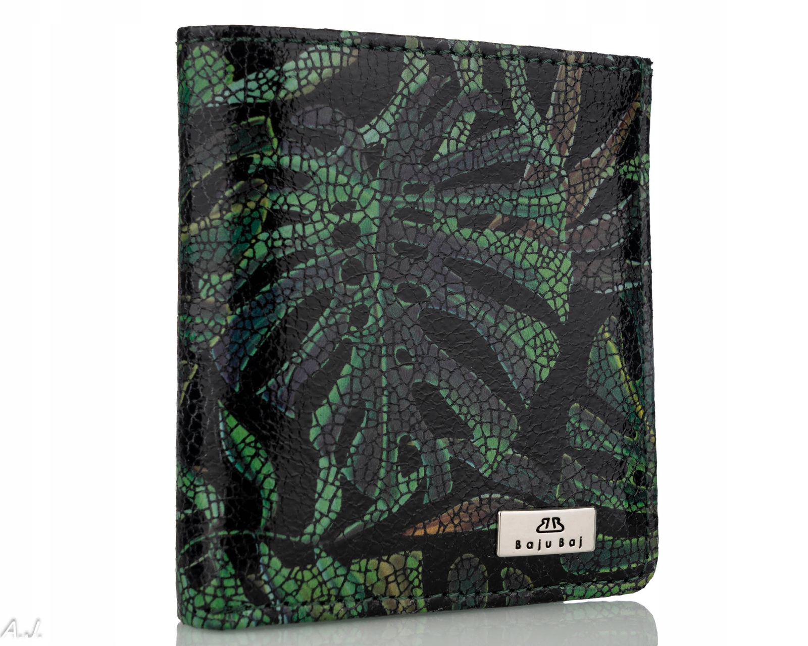 Kožená peněženka malá, elegantní, z prémiové kůže, pevná, odolná, polská