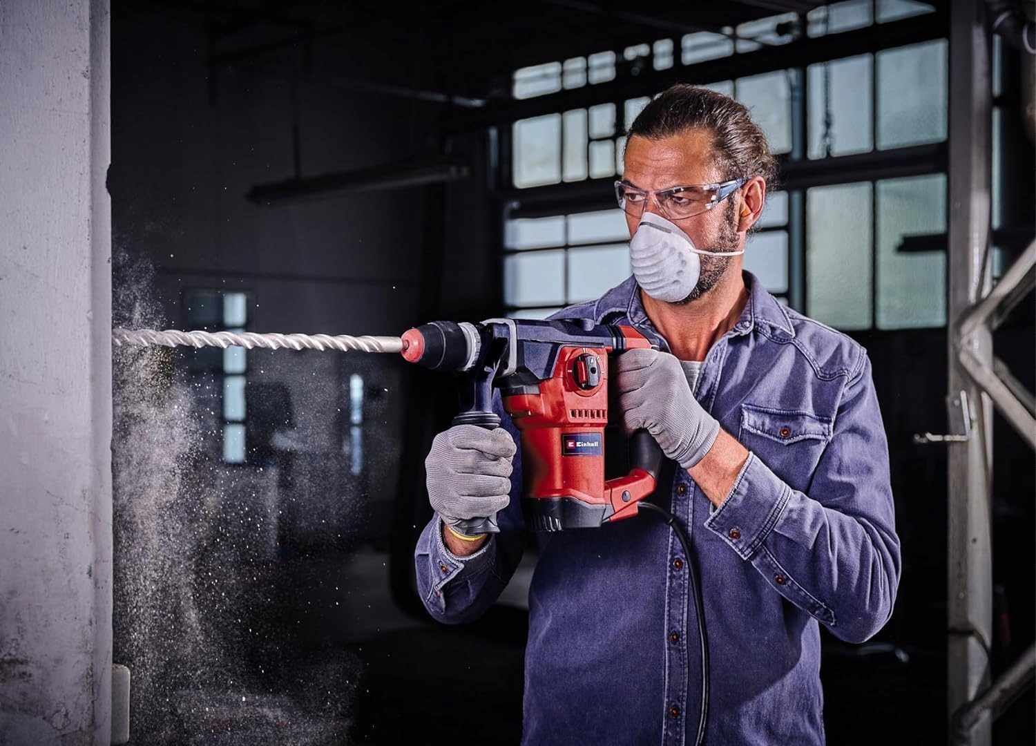 EINHELL Młotowiertarka TE-RH 32-1600 1600W 45J SDS-plus Koffer — miniatura 2
