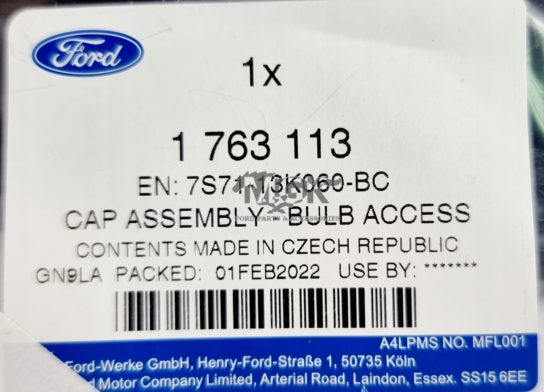 POKRYWA REFLEKTORA PRAWEGO MONDEO MK4 09.2010-2014 Producent części Ford OE