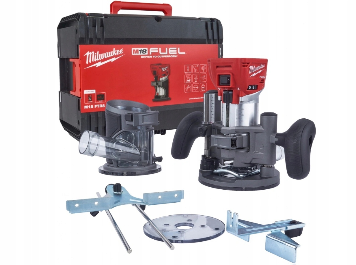Frezarka górnowrzecionowa M18 FTR8-0X Milwaukee 4933479073 walizka