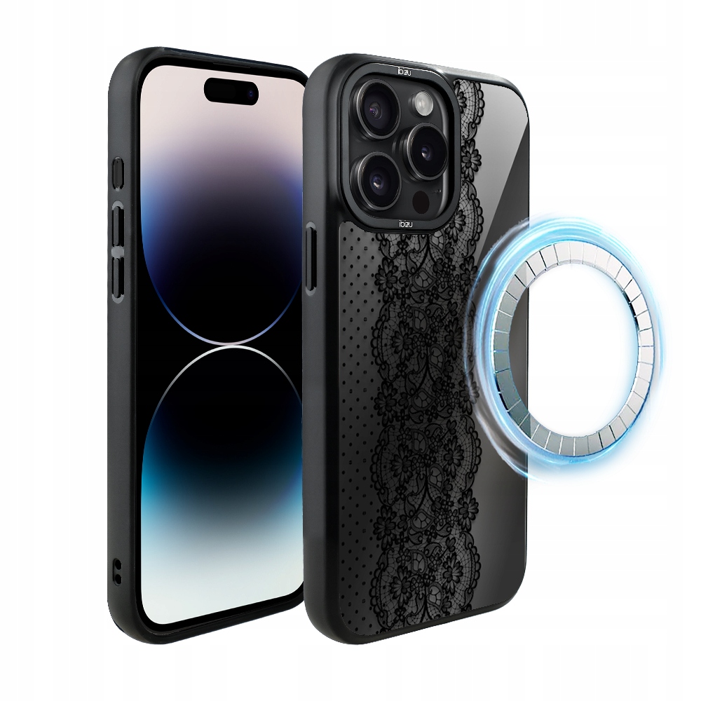 Pouzdro pro iPhone 14 Pro Max DropGuard Matt s MagSafe, ozdobná krajka