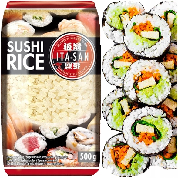 

Ryż Do Sushi Kleisty Okrągłoziarnisty Ita-San 500g