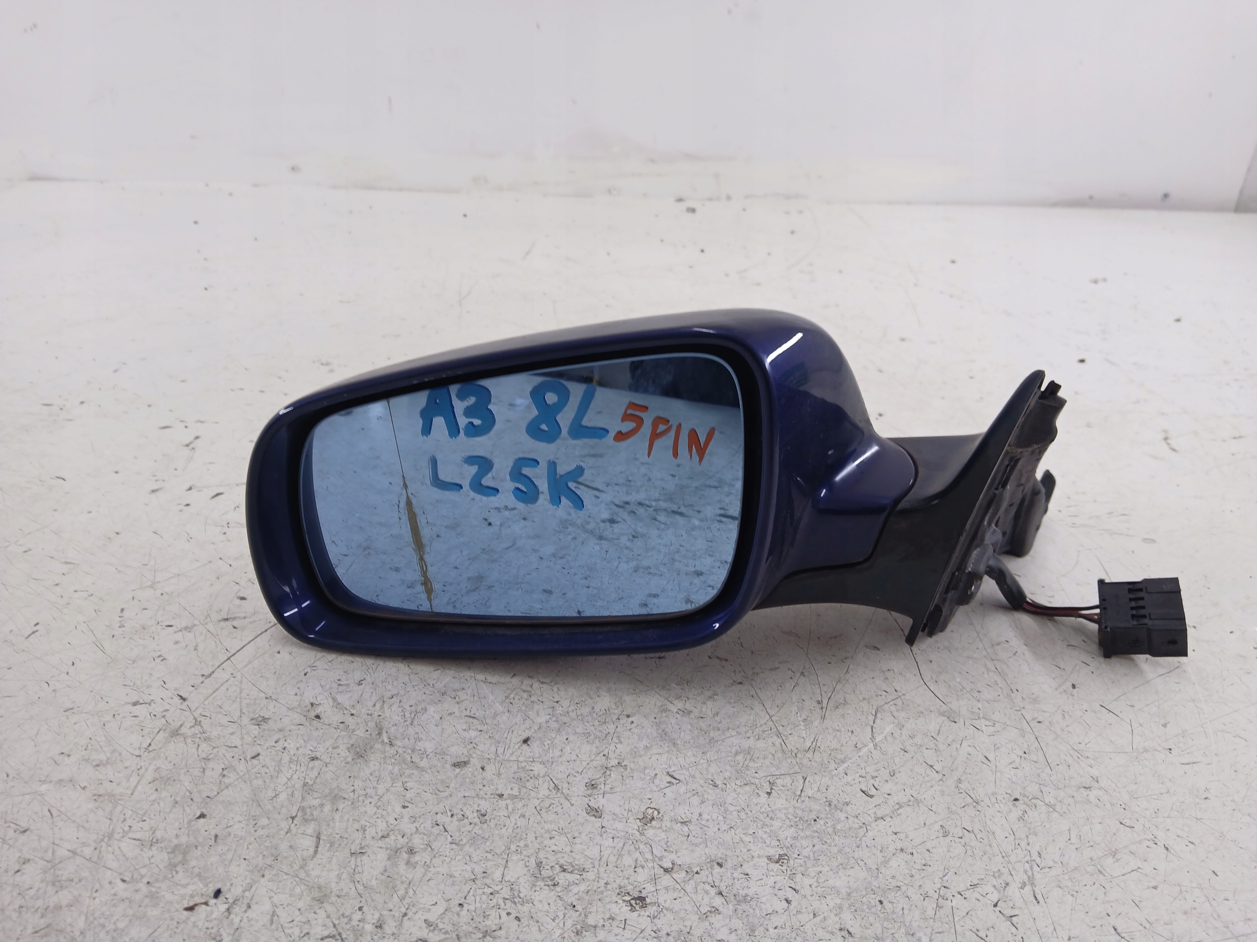 AUDI A3 8L mirror left 5 PIN LZ5K nice