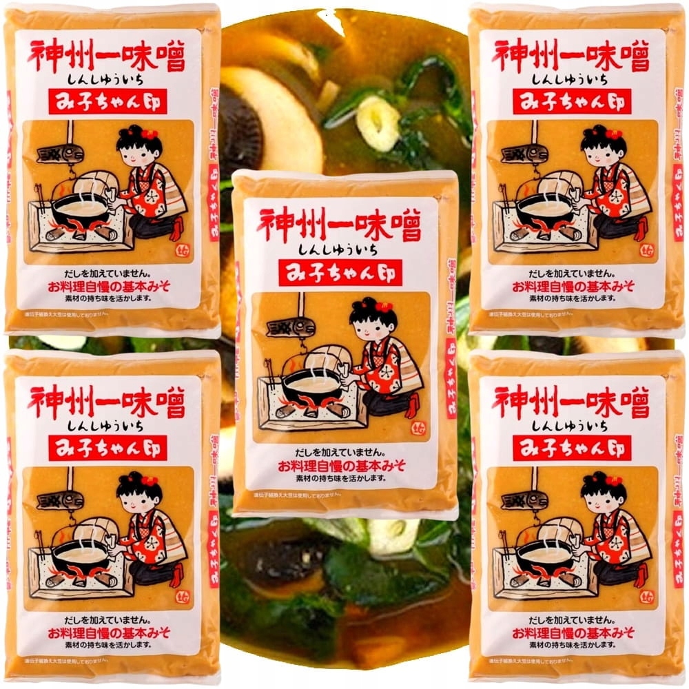 Levně 5 x pasta na japonskou polévku Shiro Miso Jasná bílá pasta 1 kg Miko Brand