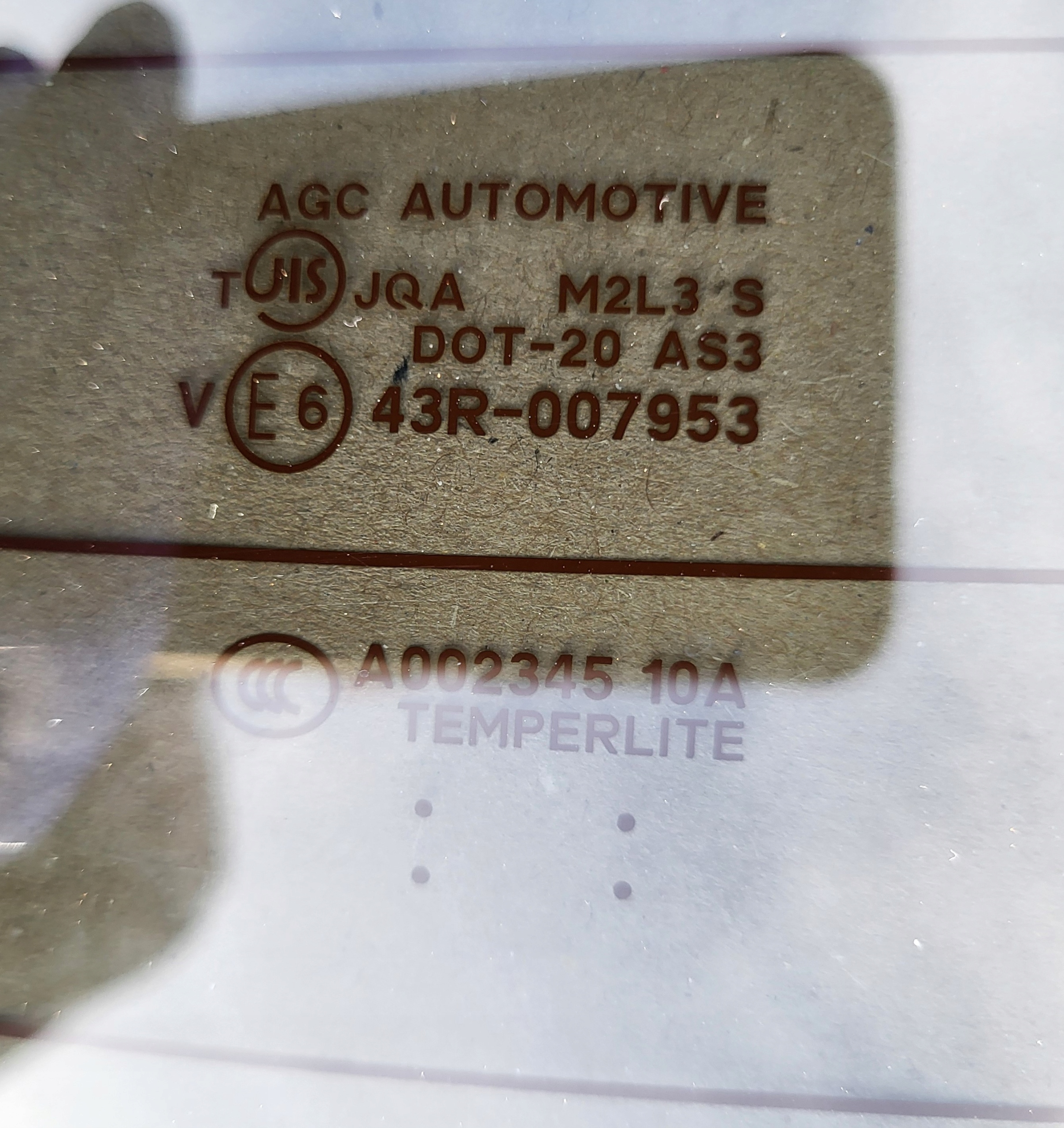 boot doors boot window dark AS3 rear part MITSUBISHI OUTLANDER III 3 OE EU