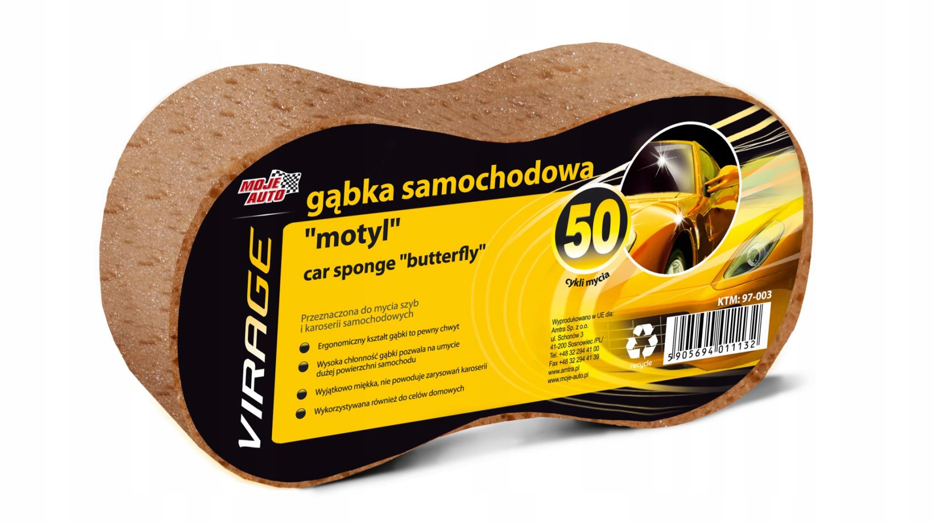

Gąbka Do Mycia Samochodu Samochodowa Motylkowa