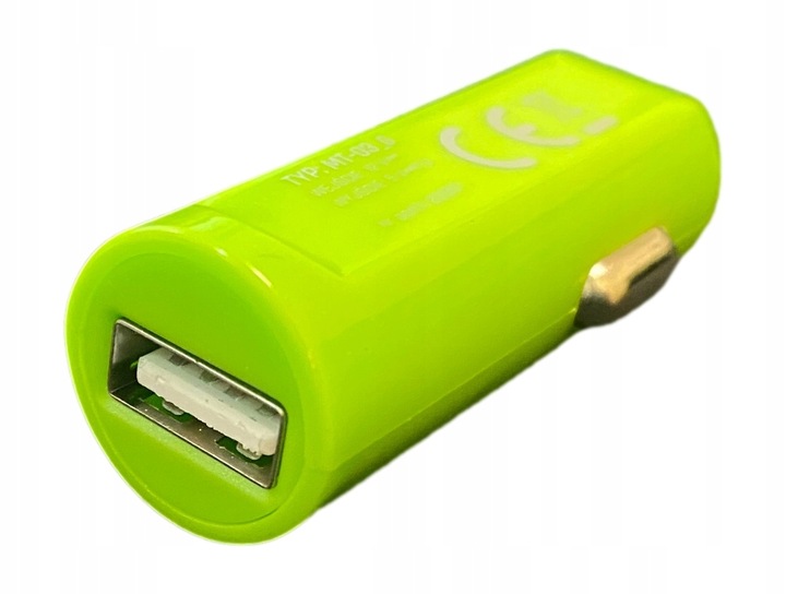 ŁADOWARKA SAMOCHODOWA USB zielona