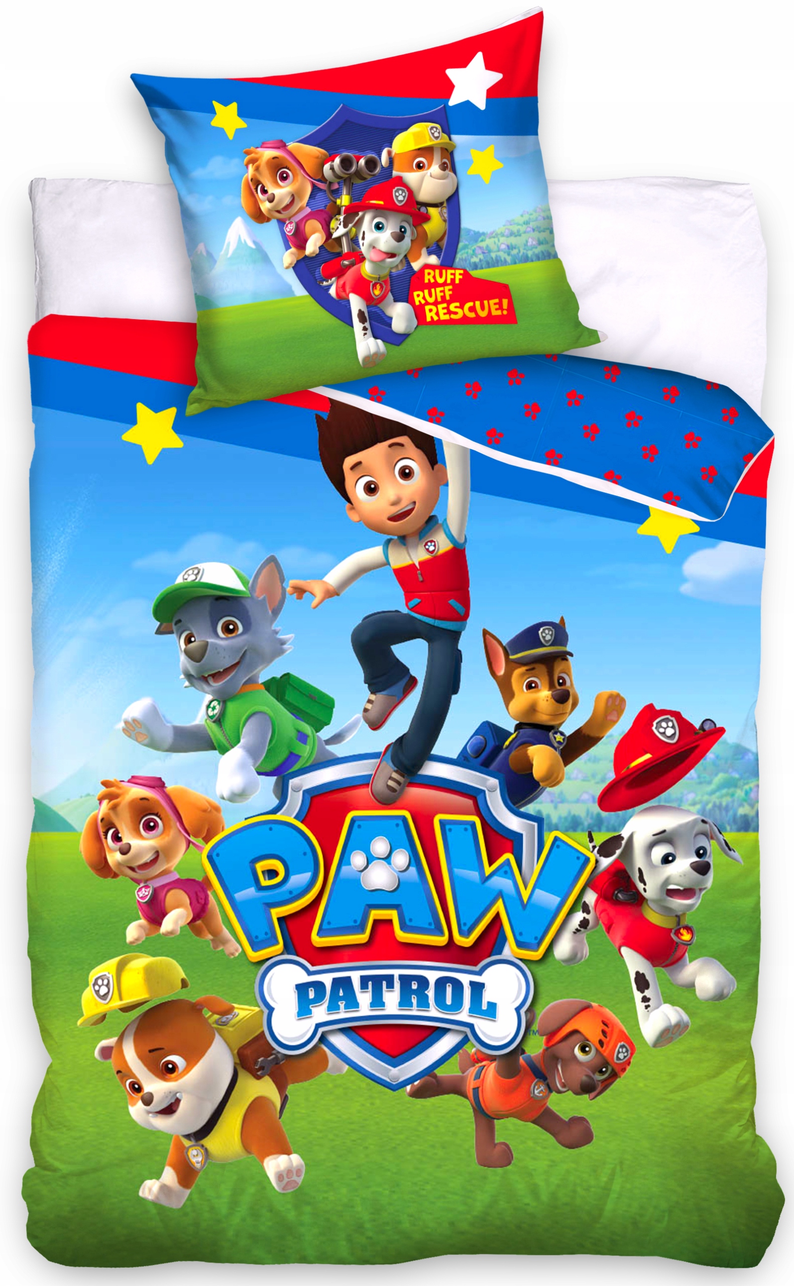 

Pościel Dziecięca 140x200 Psi Patrol Paw pieski