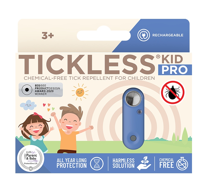 Tickless Kid Pro Ultrazvuková ochrana proti kliešťom Greek Blue