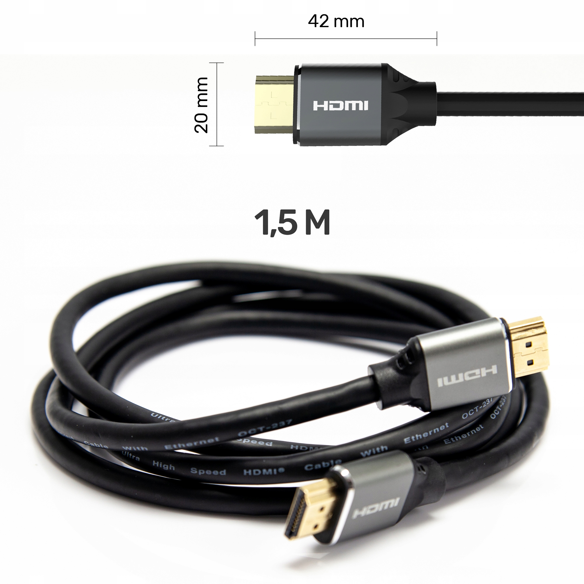 UNITEK Kabel Ultra HDR HDMI v 2.1 8K 4K 120Hz 3m EAN (GTIN) 4894160044846