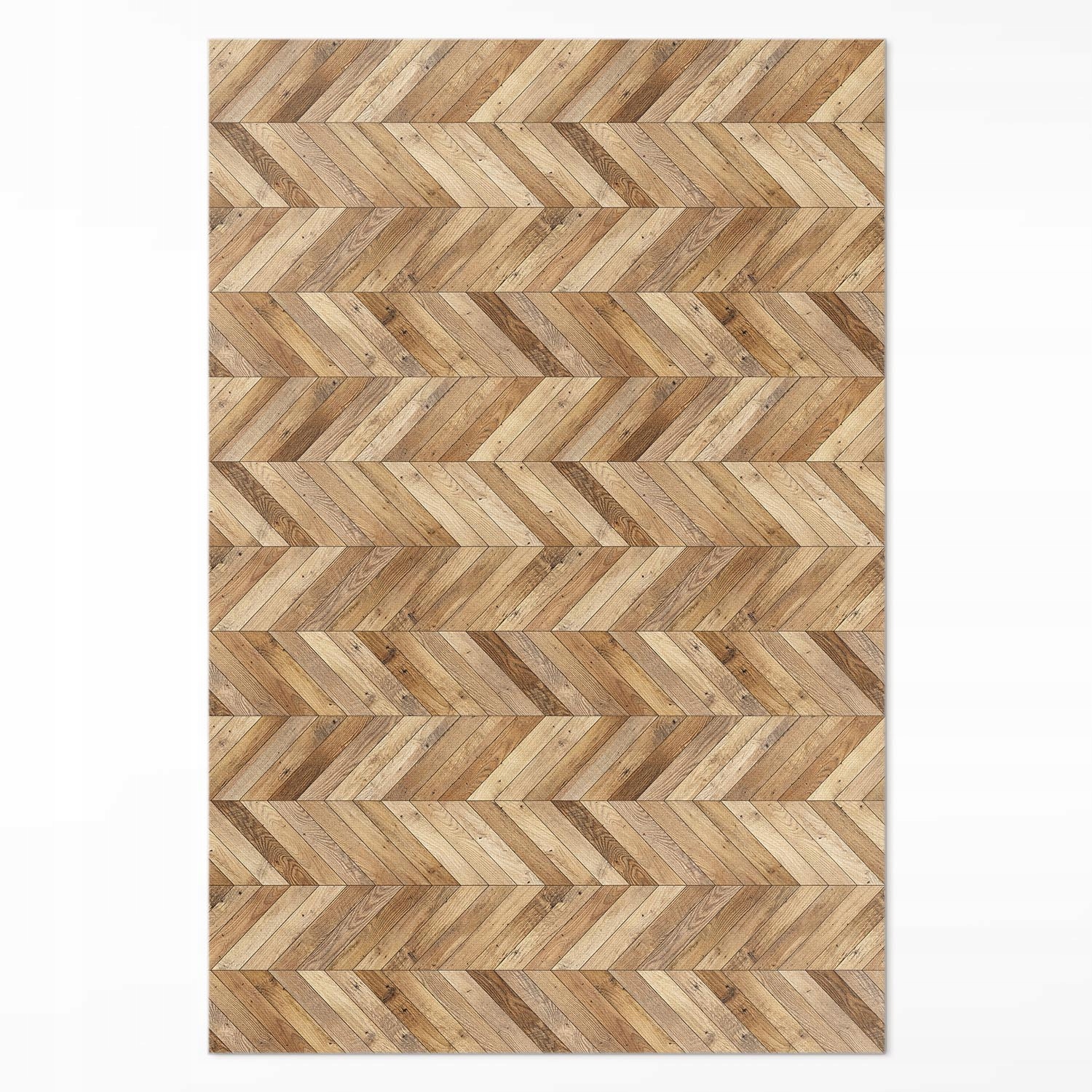 Vinylový koberec pod stôl Rozmer: 80x120 cm Módne drevené jedľové parkety