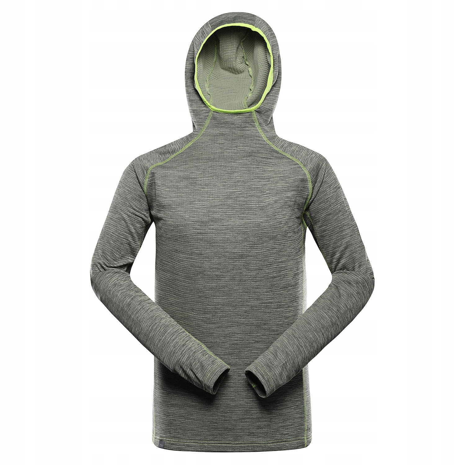 Bluza męska sportowa z kapturem Alpine Pro Rolt k.khaki r.XL