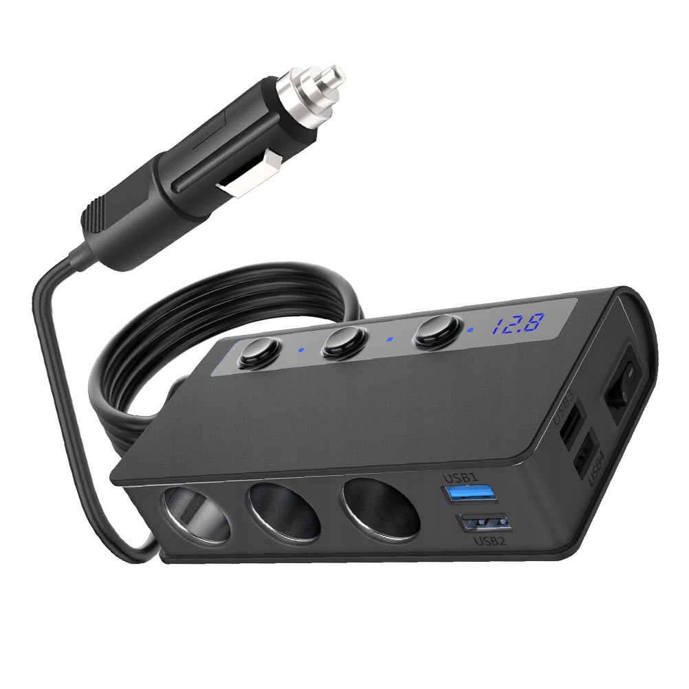 1pc 12V-24V 180W автомобільний спліттер для автомобіля