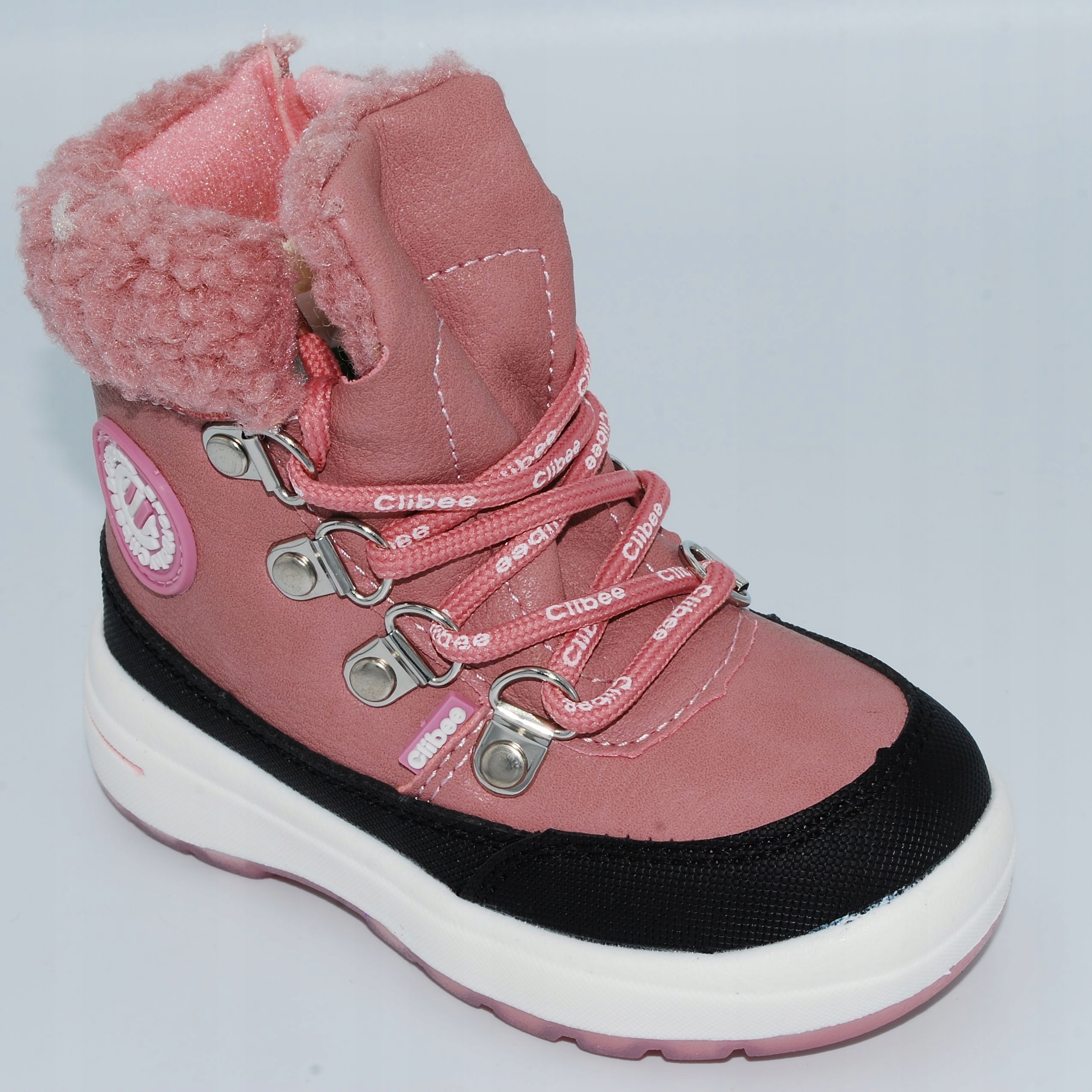 CIEPŁE KOZAKI WEŁNA NA SUWAK CLIBEE r.24 / 15,7cm Kolor wielokolorowy