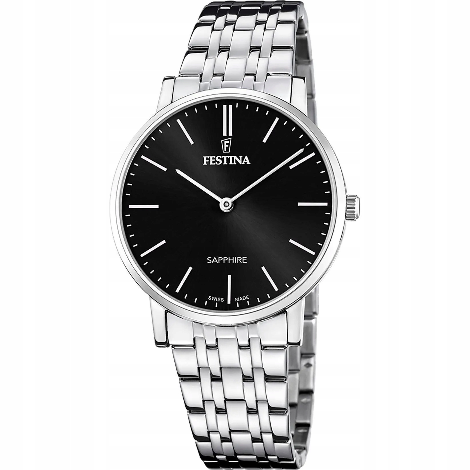 Festina Swiss Made 20045/4 Pánské Hodinky s černým ciferníkem a sklem