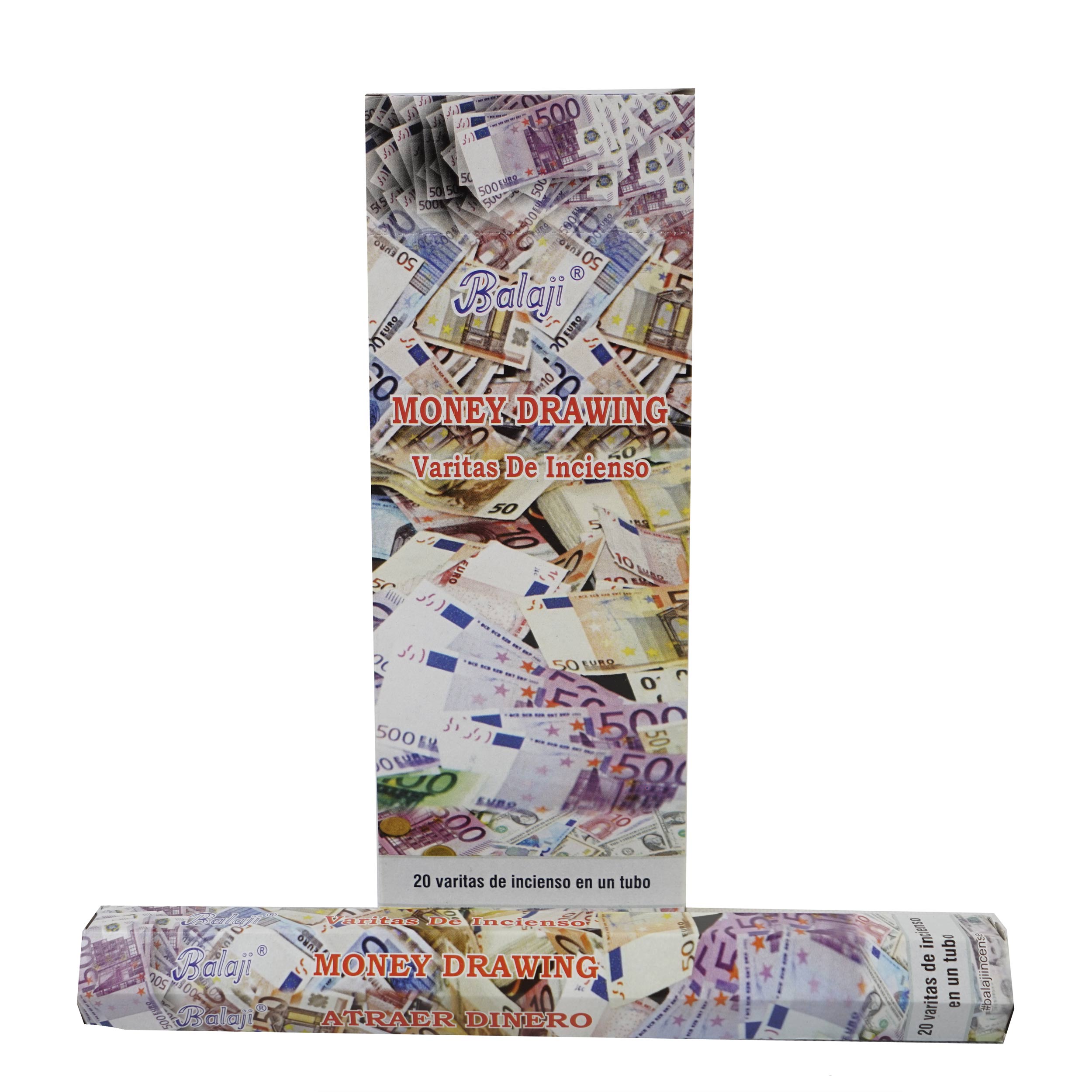 

Indyjskie kadzidełka Balaji Money Drawing 20szt