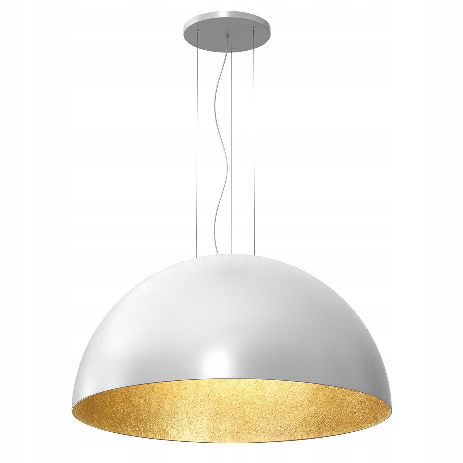 Závěsná Lampa Luminex Compo 1684 Bílá Zlatá