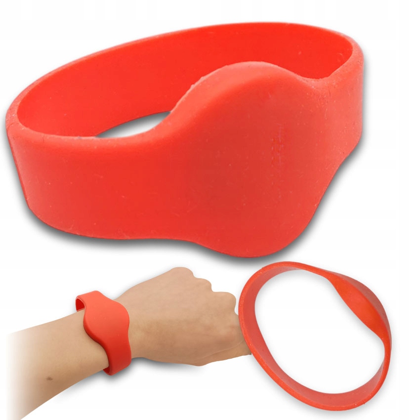 OPASKA RFID BRANSOLETKA ZBLIŻENIOWA NA RĘKĘ ELASTYCZNA TRWAŁA UNIQUE 125KHz