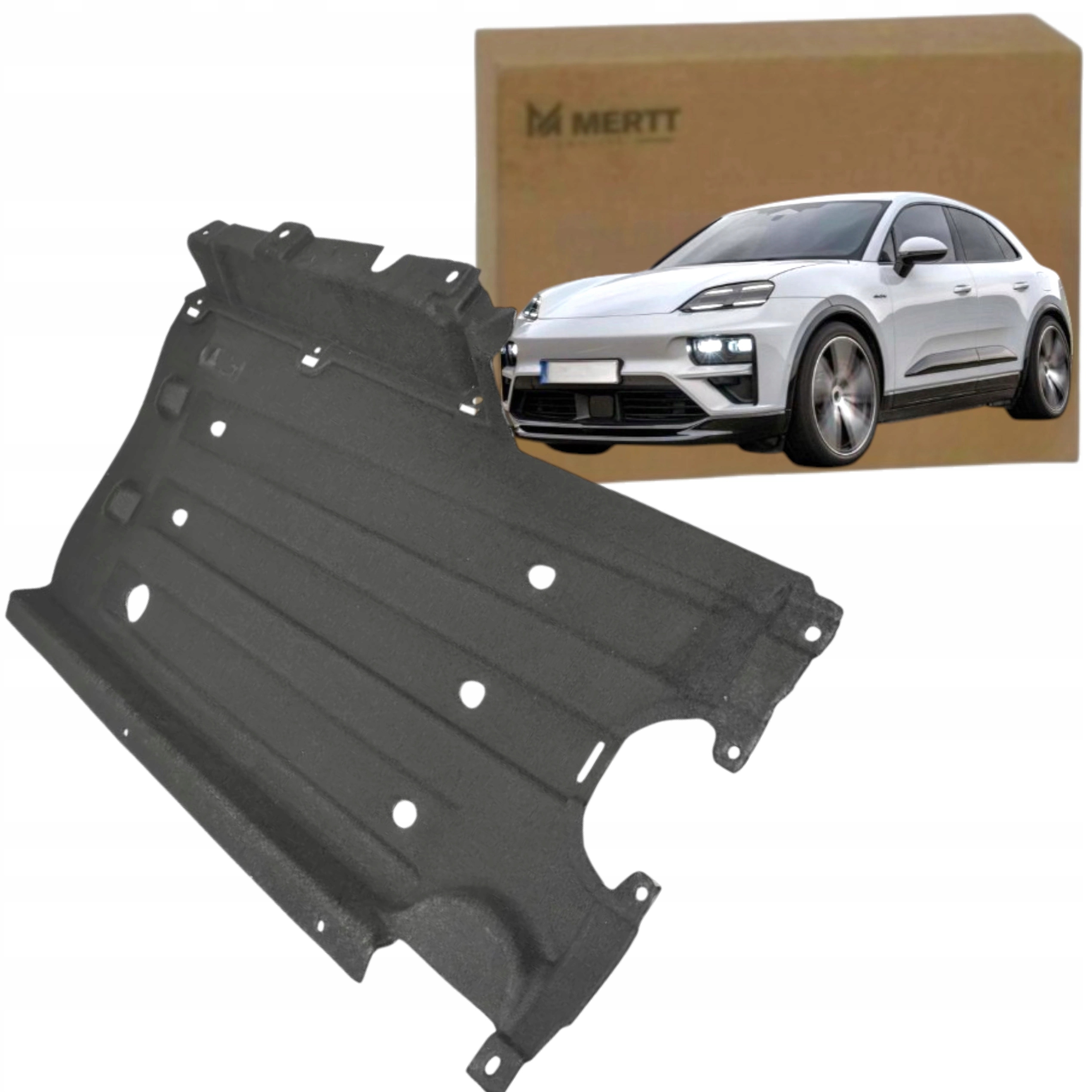 Kryt Podvozku Pravý Krátký Porsche Macan 95B 2014-2023 Tkanina Materiál