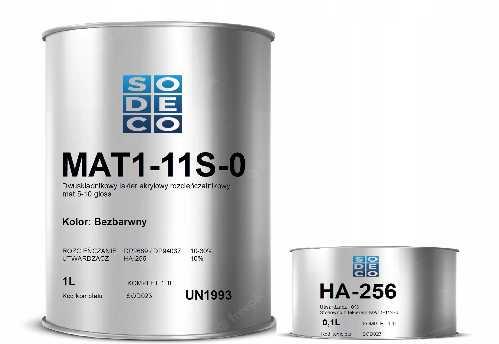 Lakier do schodów, parkietu Mat 1L Sodeco +utw