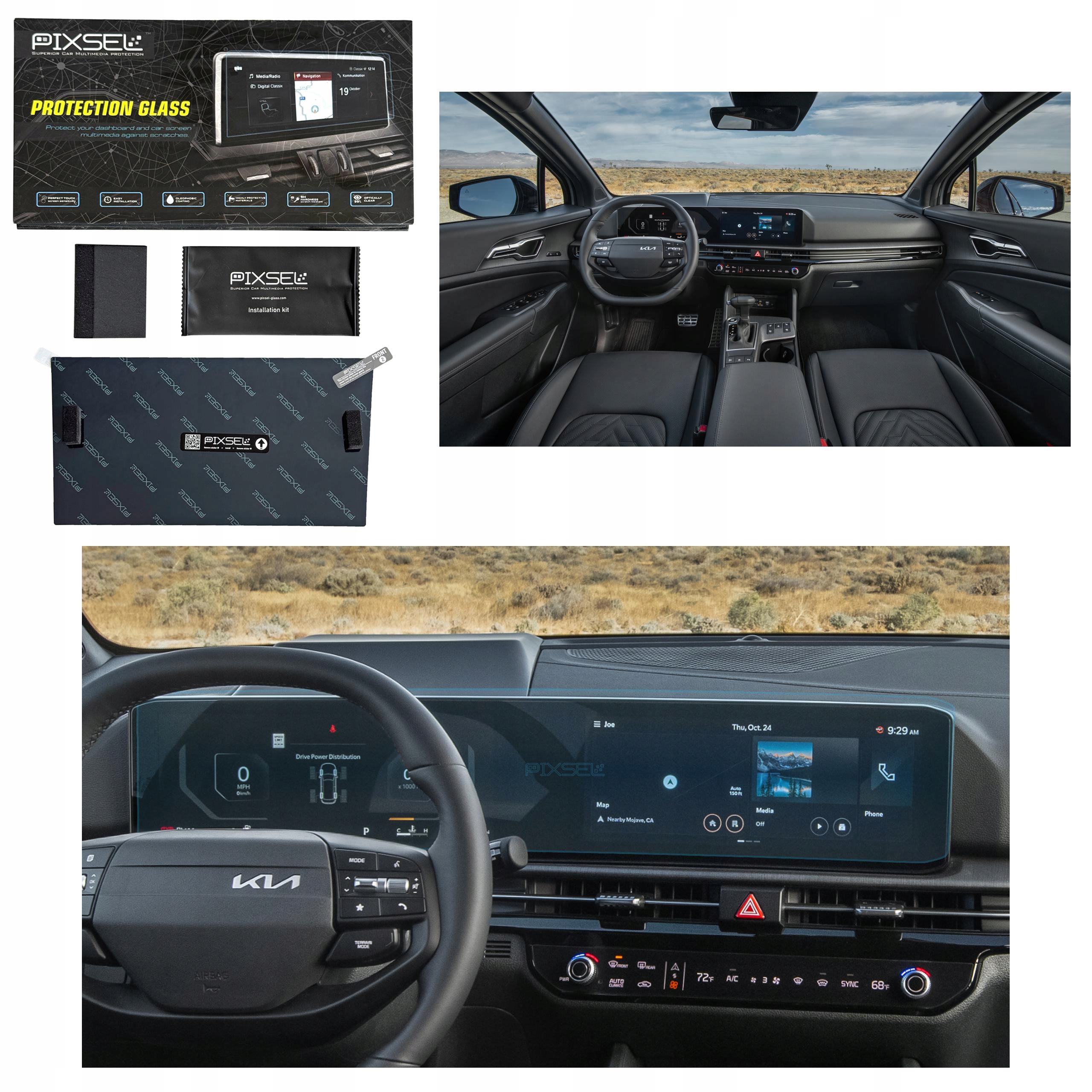 Antyodciskowe Matowe Szkło Ochronne Kia SPORTAGE-28.5“ 2025-