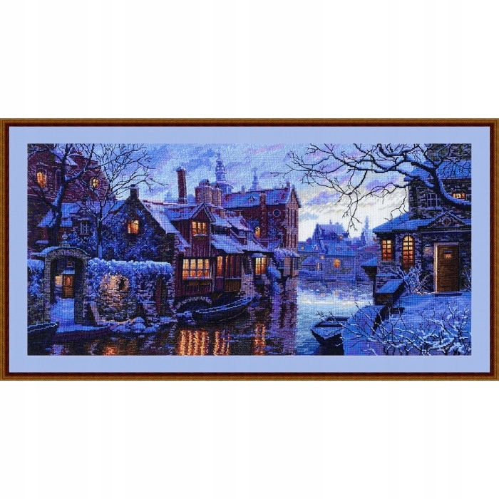 Křížková výšivka počítaná sada (kanva, mulina)