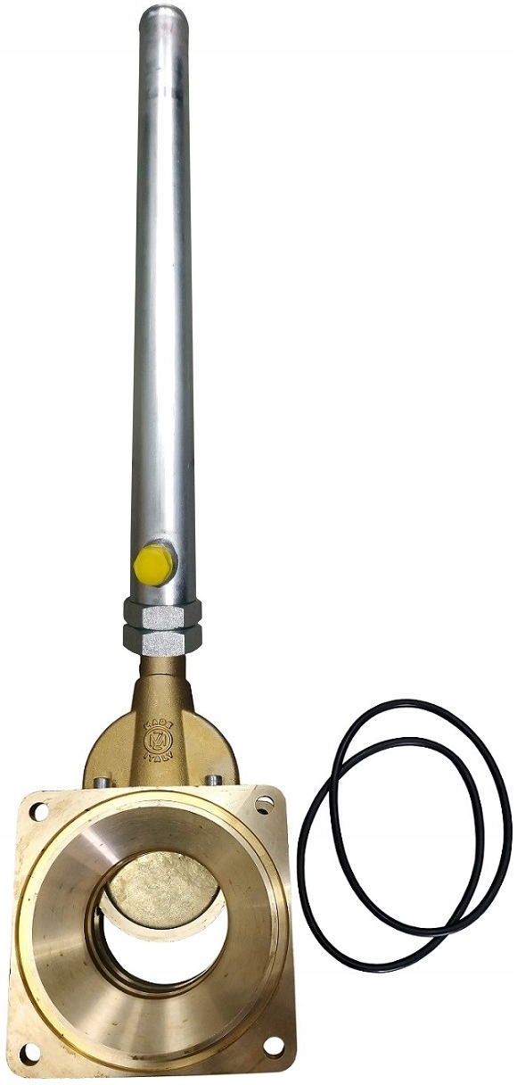 Závora Mz 4'' s pohonem, cisternový sud, 2x přírubová příruba