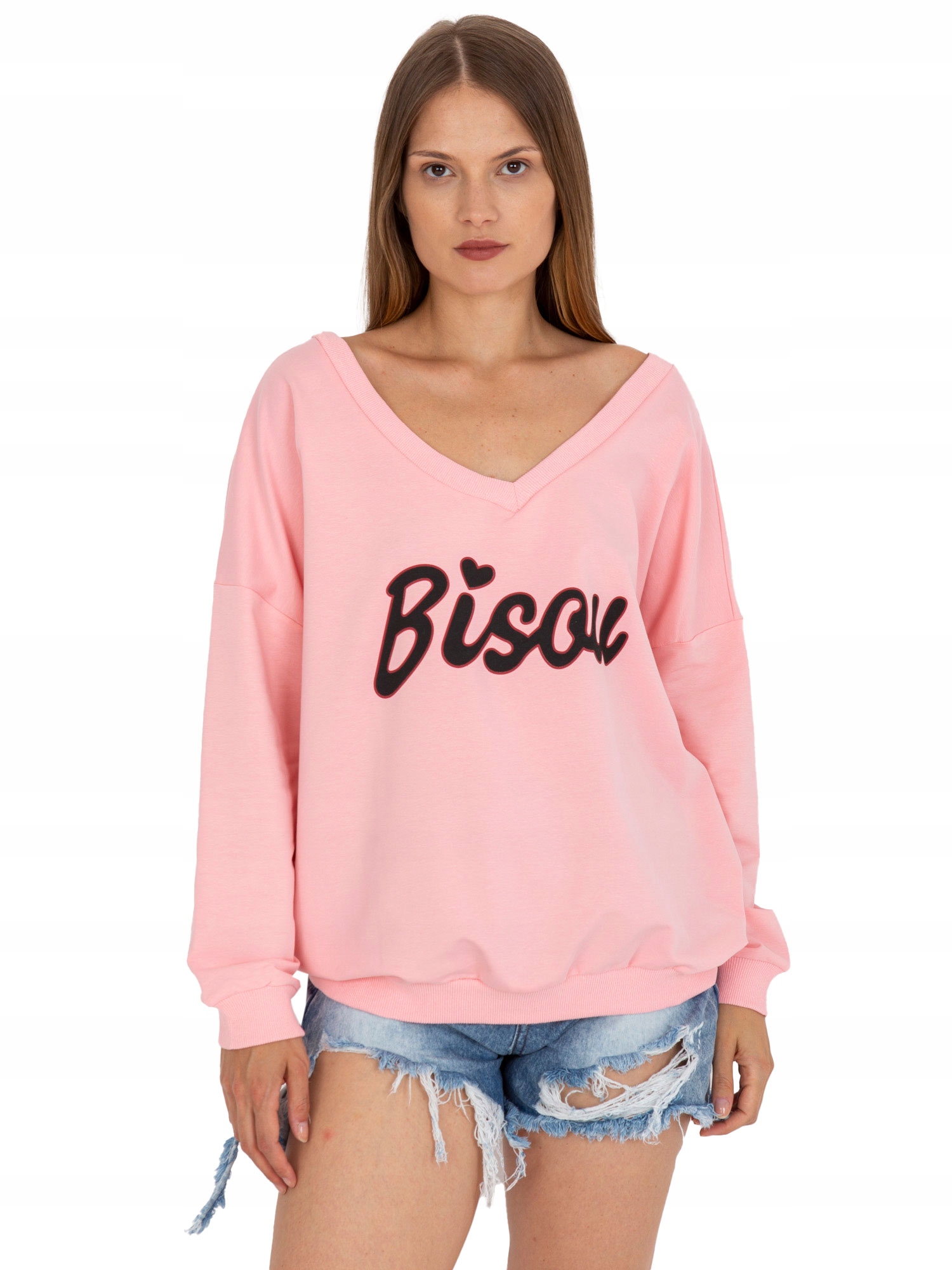 

Bluza Damska Dresowa oversize bez kaptura