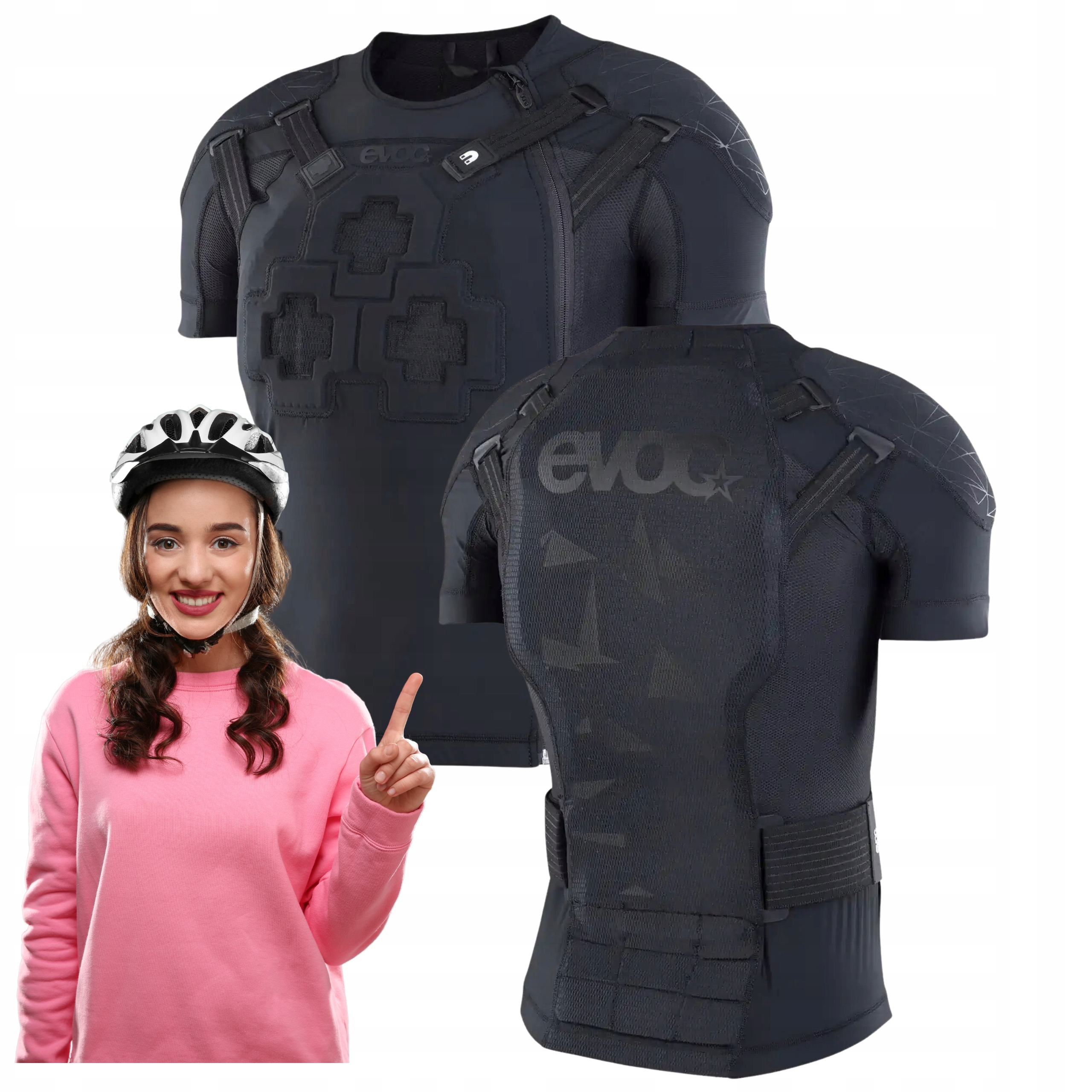 Pánská ochranná bunda na kolo Evoc Protector Jacket Pro černá M