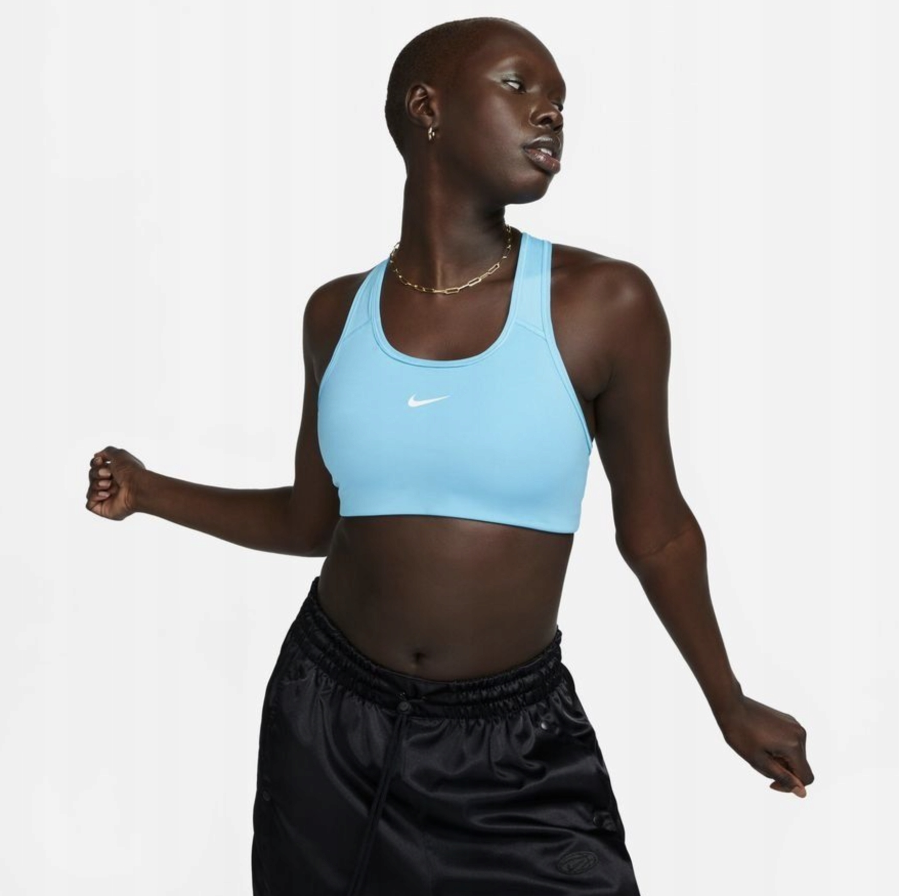 Stanik damski Biustonosz sportowy Top Nike Dri-Fit BV3636-416 r. Xs