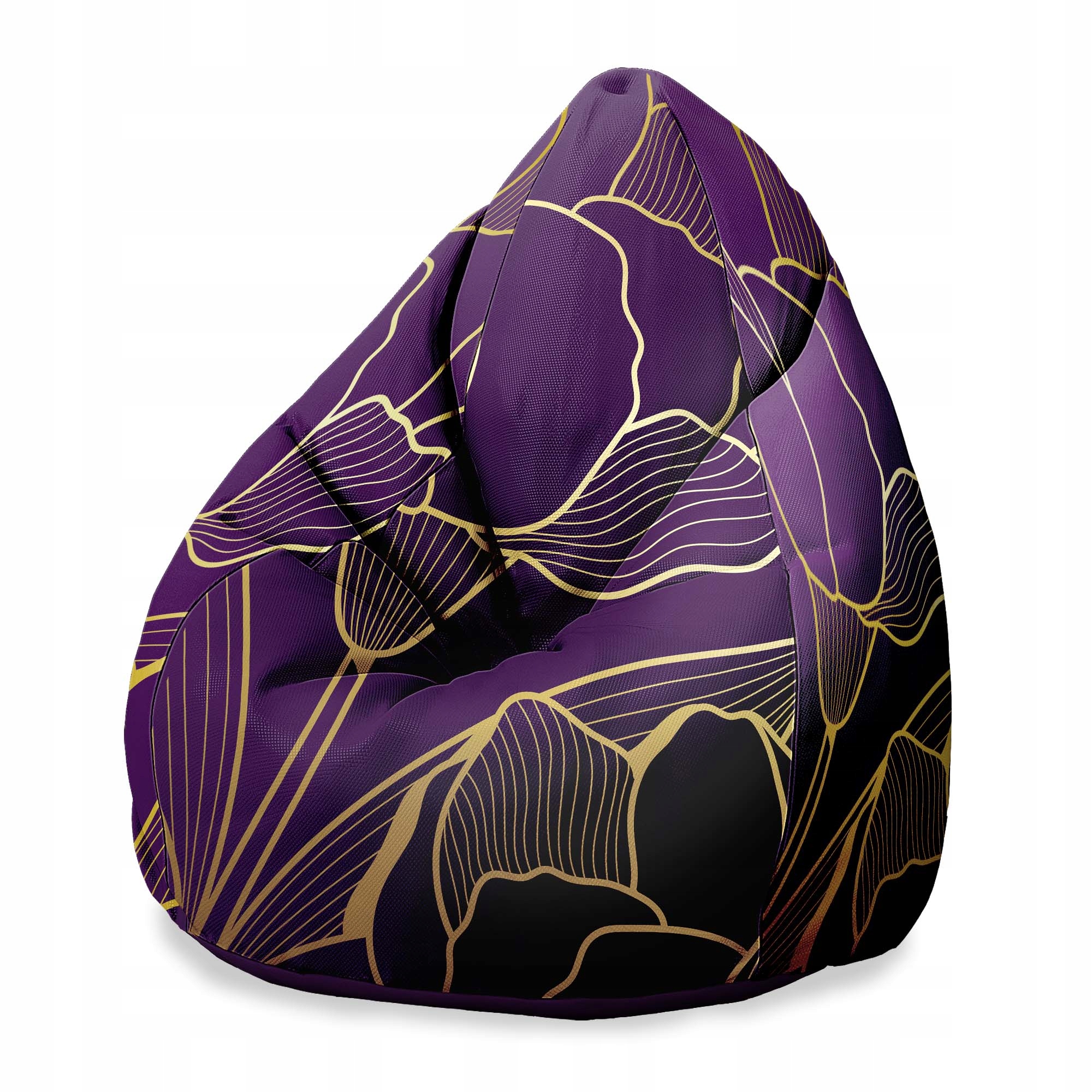 Puf Sako XXL Sáček Sedátko do obývacího pokoje Ložnice Pokoje Purple Amazing Vzory