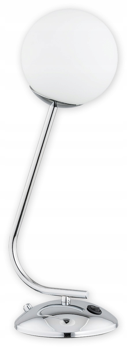 Stolová lampa Lemir Nol 1xE14 chrómová do spálne