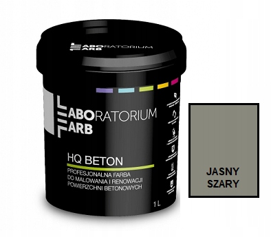 HQ FARBA DO BETONU POSADZ OGRODZEŃ JASNY SZARY 10L