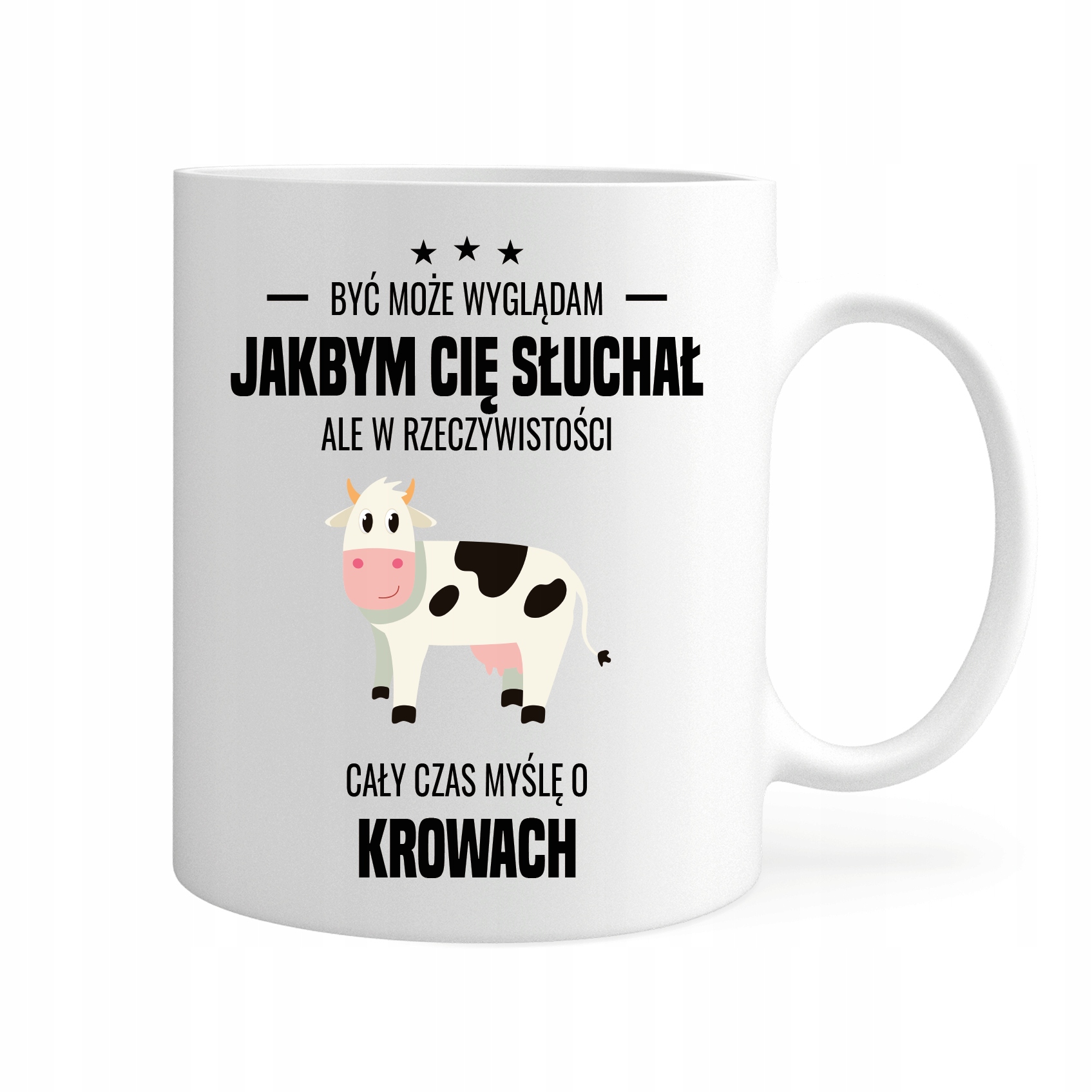 

Kubek Cały Czas Myślę O Krowach Gift