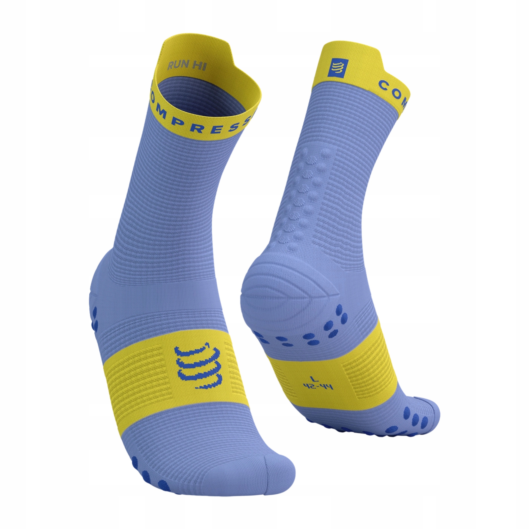 Skarpety do biegania Compressport Run High V4.0 Wysokie za kostkę T2
