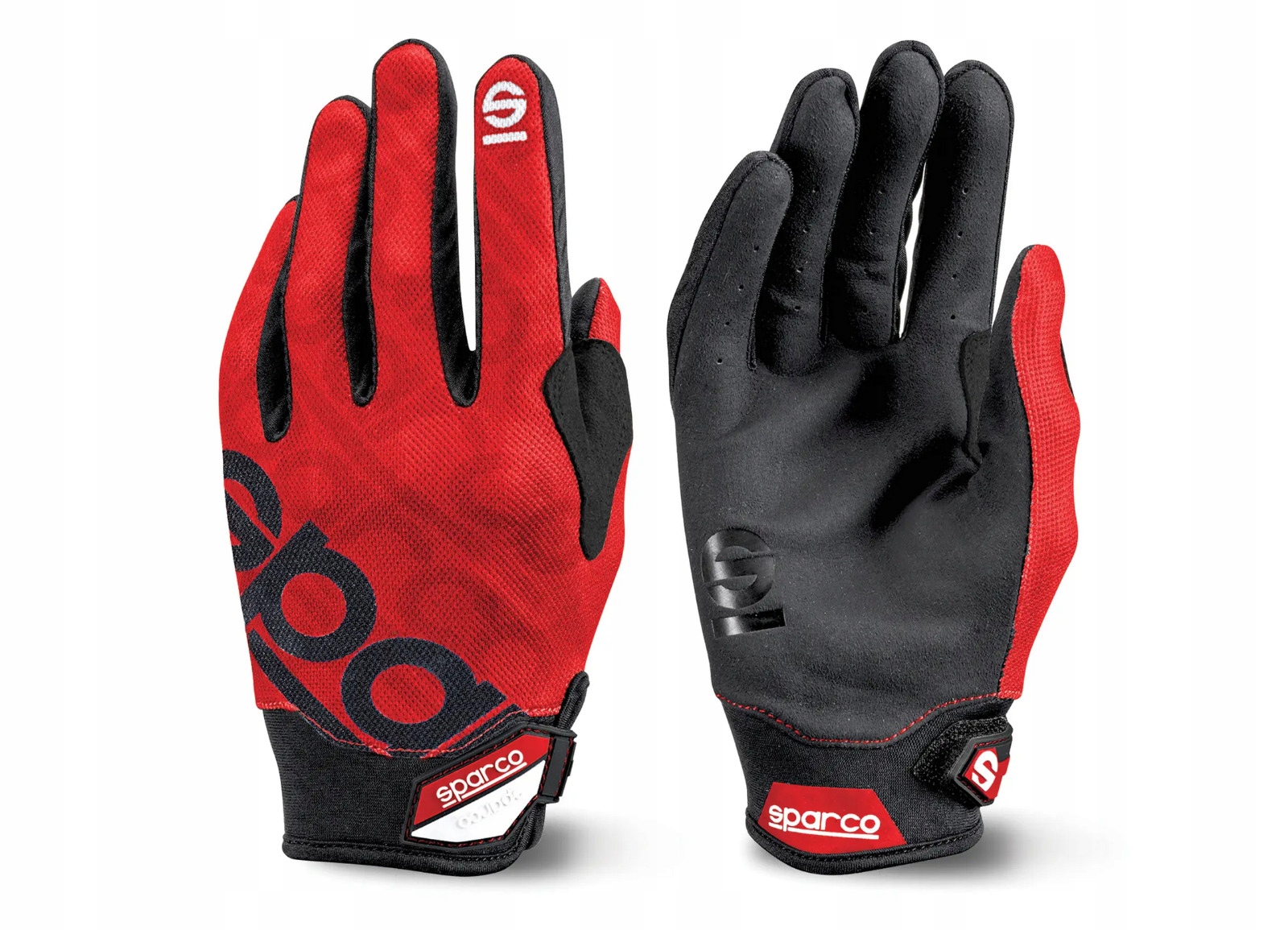 Rękawice dla mechaników Sparco Meca-3, kolor czerwony, rozmiar 10