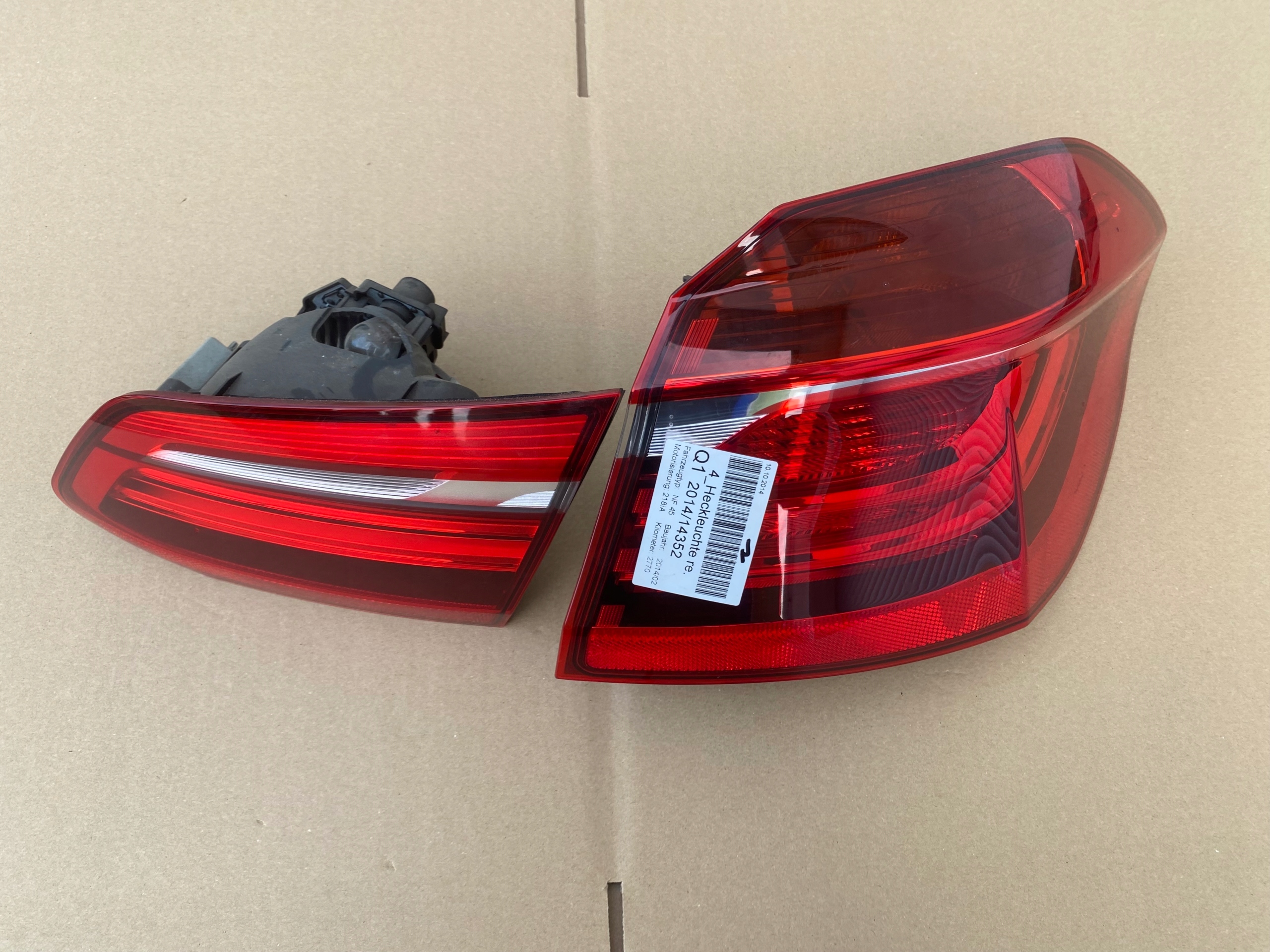 ФАРА ЗАДНЯ ЗАД. ПРАВА BMW 2 F45 7311030 7311032 ПРАВА СТОРОНА 2 ШТУКИ