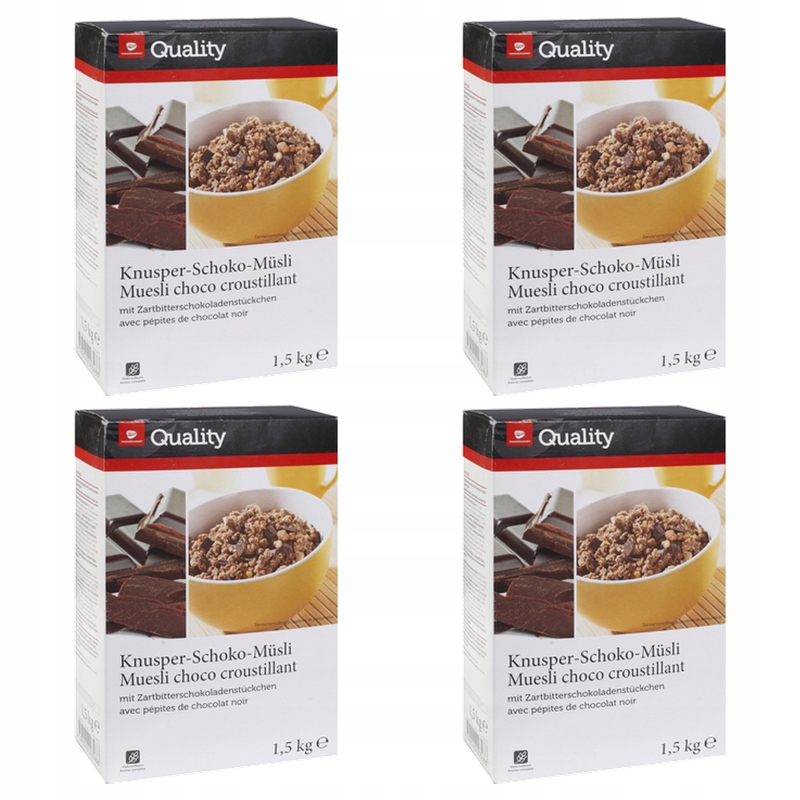 Tgq Crunchy s čokoládou 1,5 kg X4