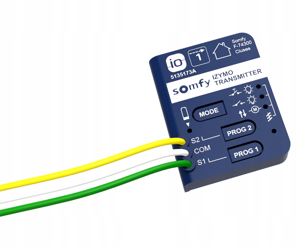 Somfy vysielač pre rolety a osvetlenie izymo io