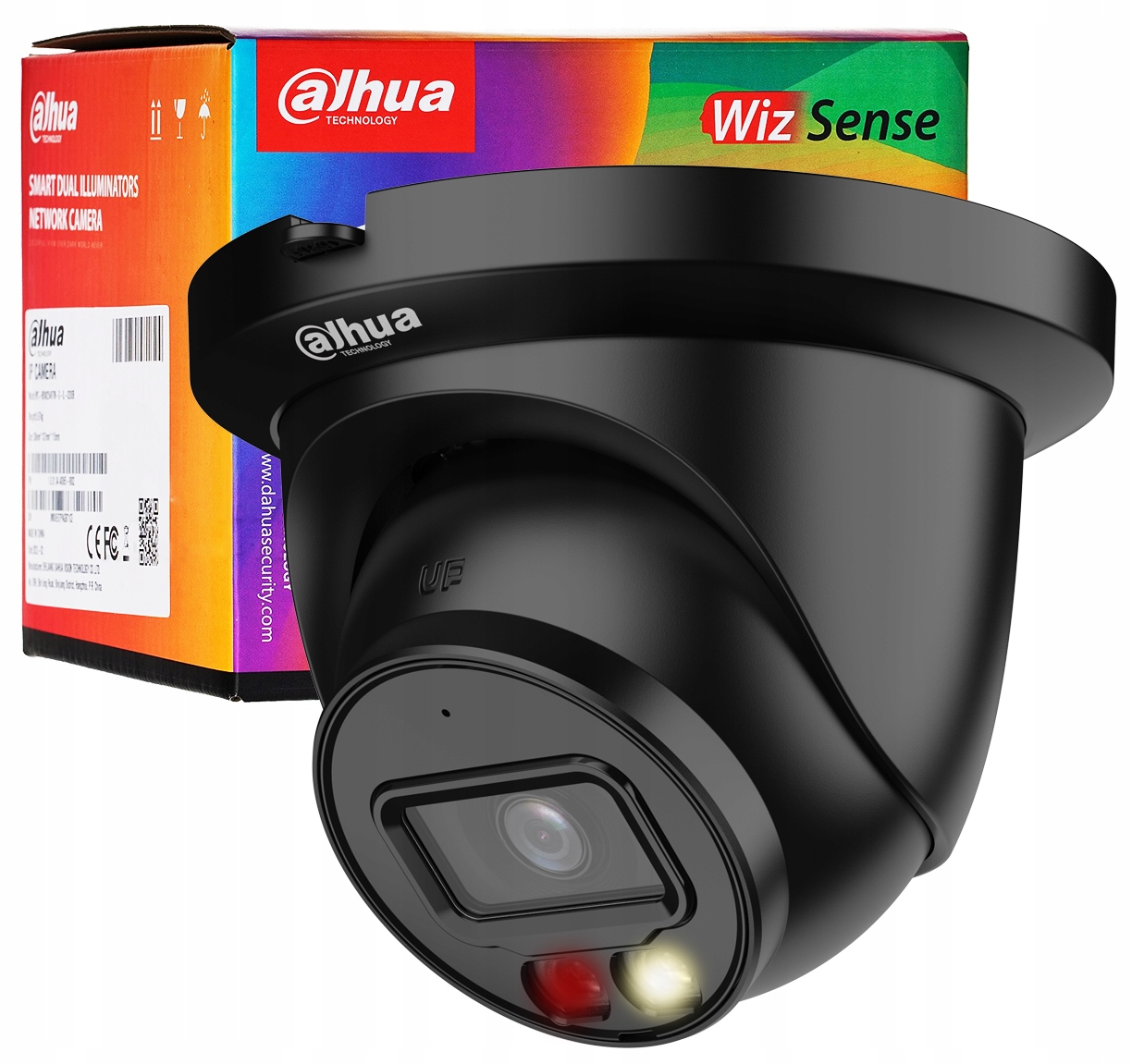 Ip kamera Dahua IPC-HDW2449TM-S-IL-0280B Black 4Mpx Mikrofón Wizsense