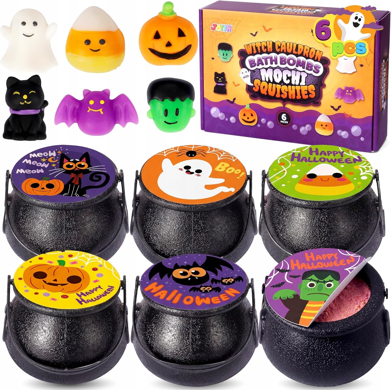 Joyin Wiedźma Kociołek Bath Bomb 6 szt. Kula Kąpielowa Zabawka