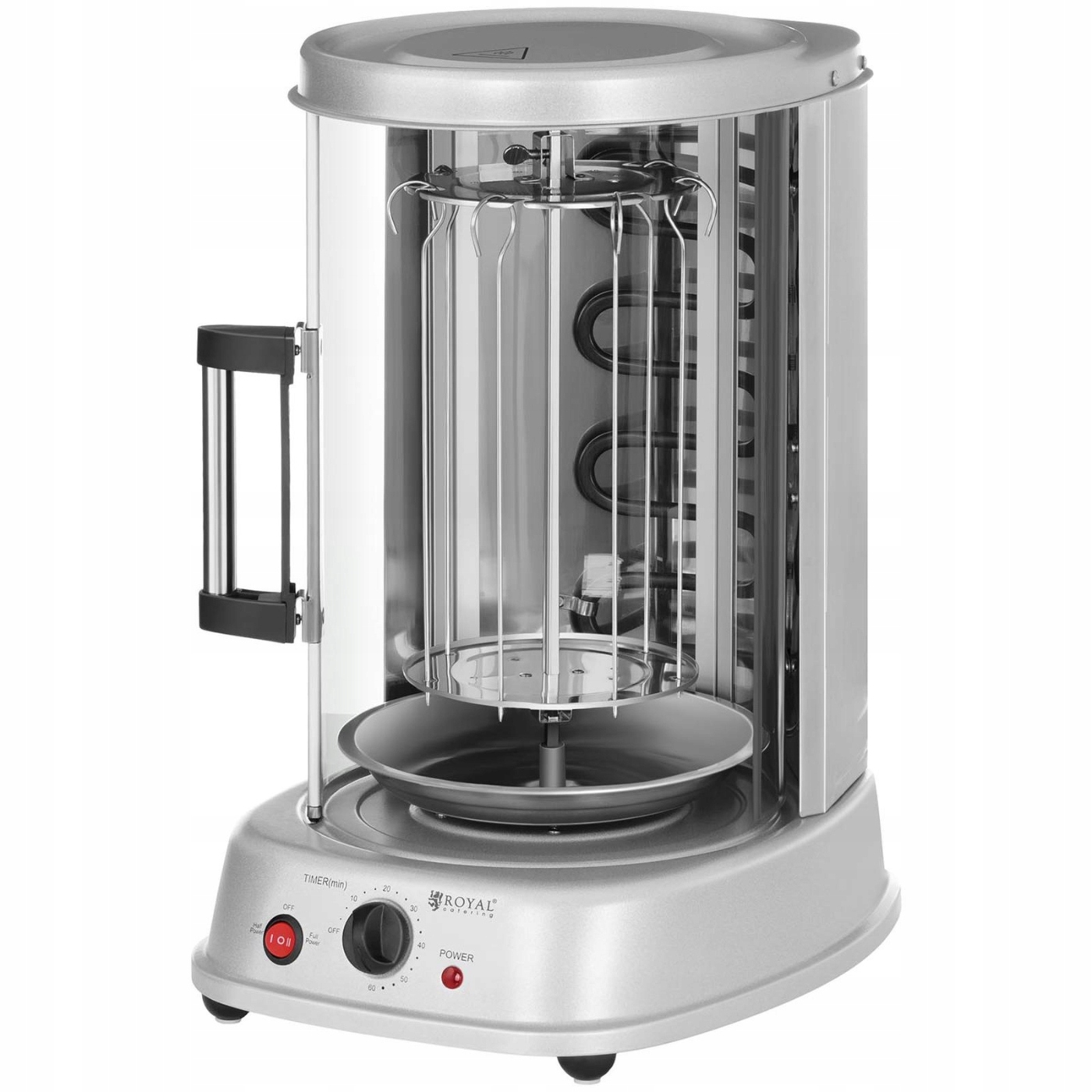 GRILL PIONOWY MINI OPIEKACZ KEBABA 7 SZPIKULCÓW Waga produktu z opakowaniem jednostkowym 6.3 kg