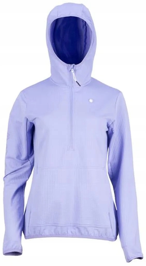 dámská sportovní mikina s kapucí1/2 zip GTS300761L fialová L