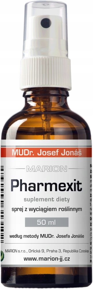 Marion Pharmexit 50ml spray wsparcie detoksykacji wg dr Josefa Jonasa