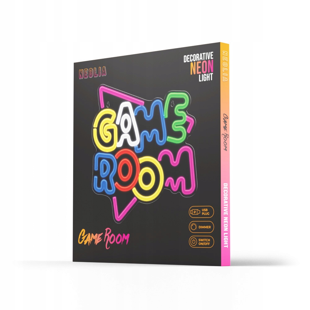 Neon Plexi Led Game Room Ozdoba Ścienna Do Pokoju Forever Light